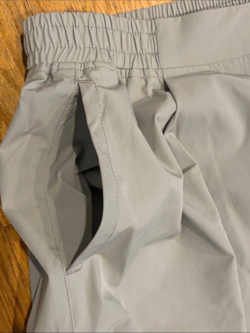 NWT HALARA Gray Wide Leg Lounge Pants - Picture 4 of 9